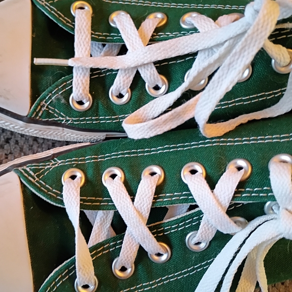 Converse All Star Low Top Unisex Sneaker Men’s Size 6.5 Womens Size 8.5 Green - Picture 9 of 12